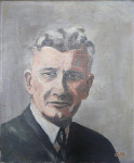 Vóór restauratie, schilderij, portret